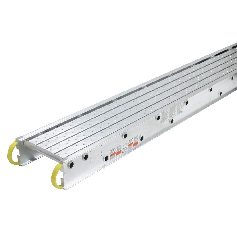 Werner 16-ft x 6-in x 14.4-in Aluminum Scaffold Stage - Ascmtools