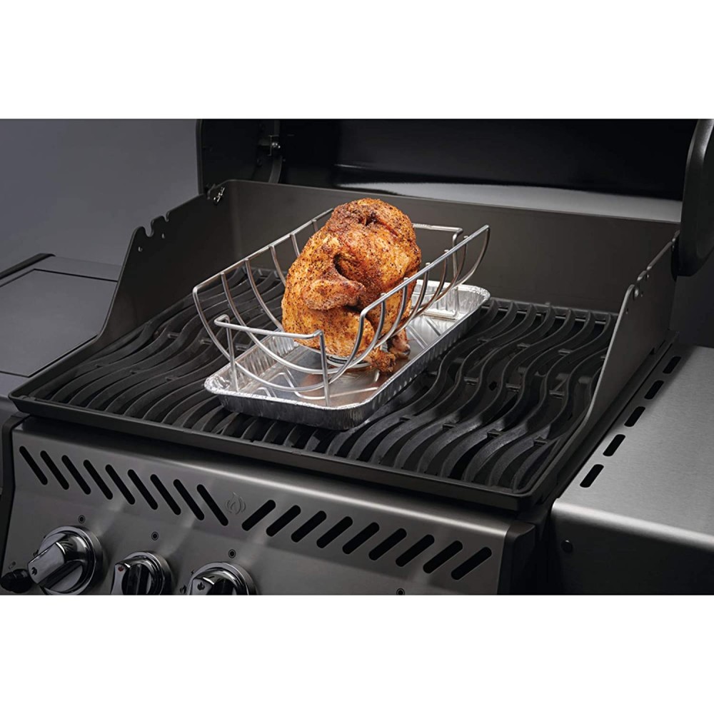 Napoleon 3 in 1 Roasting Rack Premium Stainless Steel - Ascmtools