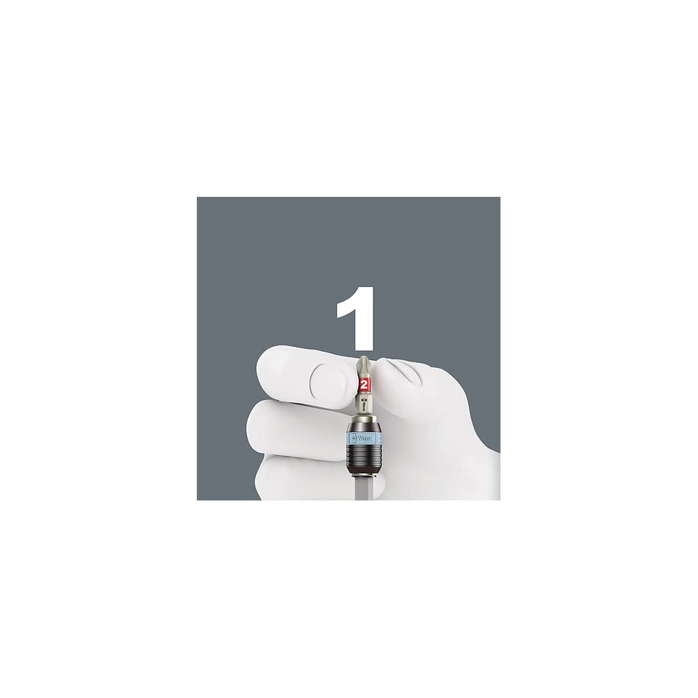 Wera Tools 1/4″ Hex Drive 3816 R Bitholding Screwdriver with Chuck - Ascmtools