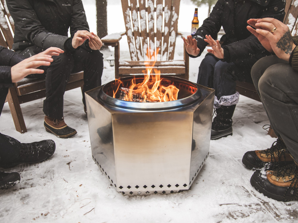 Dragonfire Firepit Bundle Smokeless Stainless Steel 23.5″ - Ascmtools