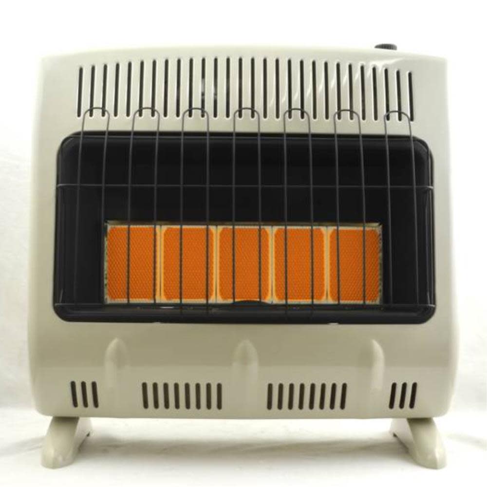 Heatstar 30000 BTU Vent Free Radiant Natural Gas Heater with Thermostat and Blower - Ascmtools