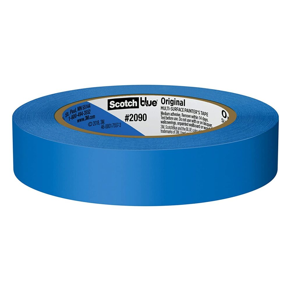 3M ScotchBlue Painters Tape 0.94″ x 60yd Blue 3pk - Ascmtools