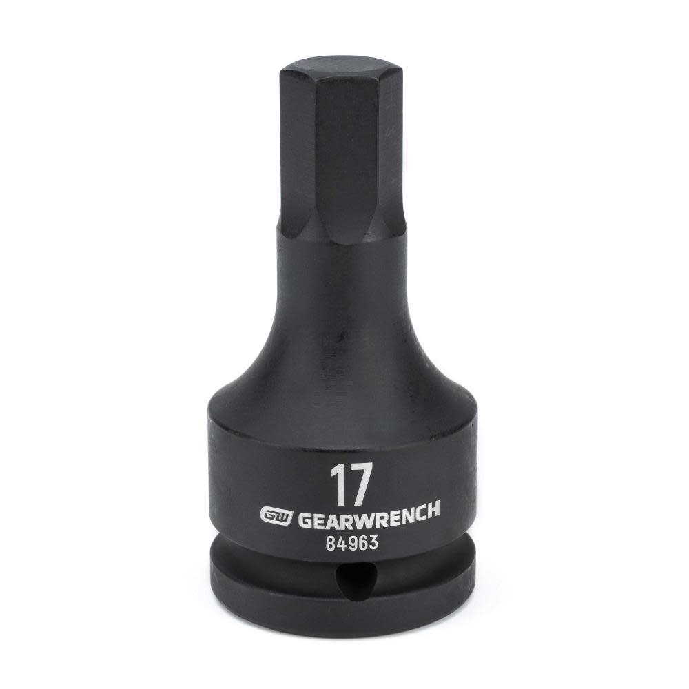 GEARWRENCH 3/4″ Drive 17mm Hex Bit Impact Socket - Ascmtools
