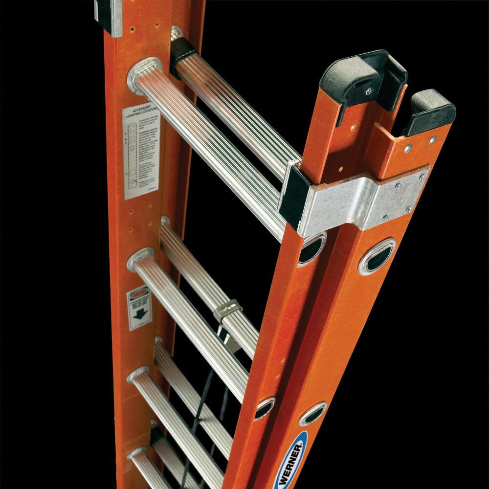 Werner 40 Ft. Type IA Fiberglass Extension Ladder - Ascmtools