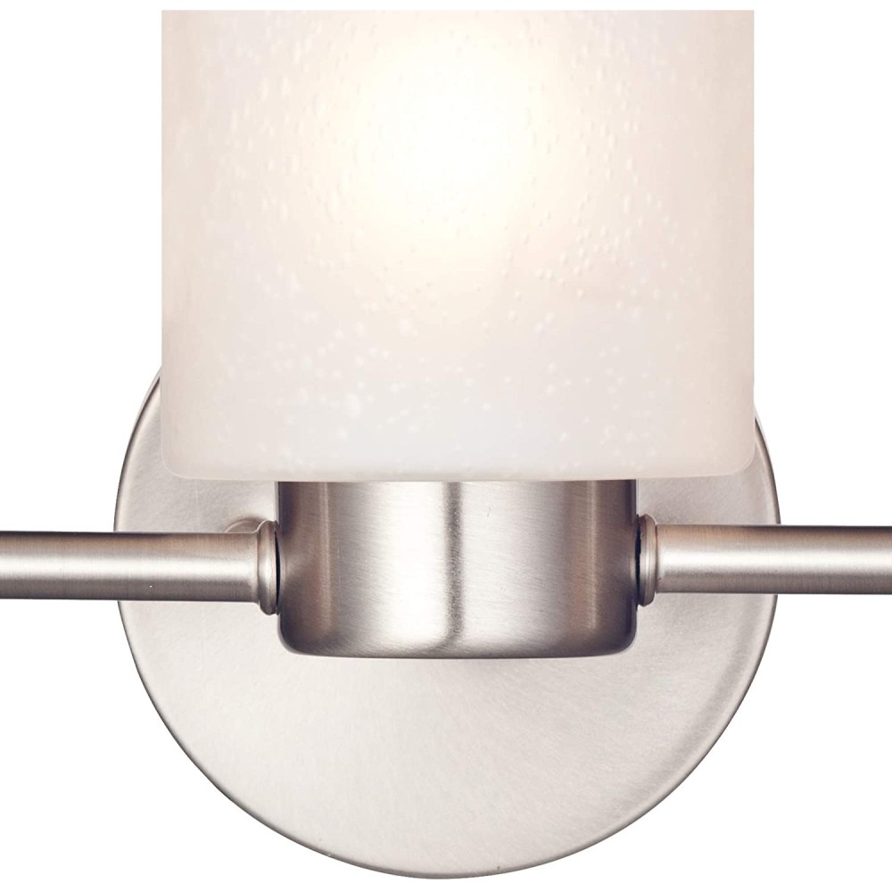 Westinghouse 60W Nickel Sylvestre Three Light Wall Light Fixture - Ascmtools