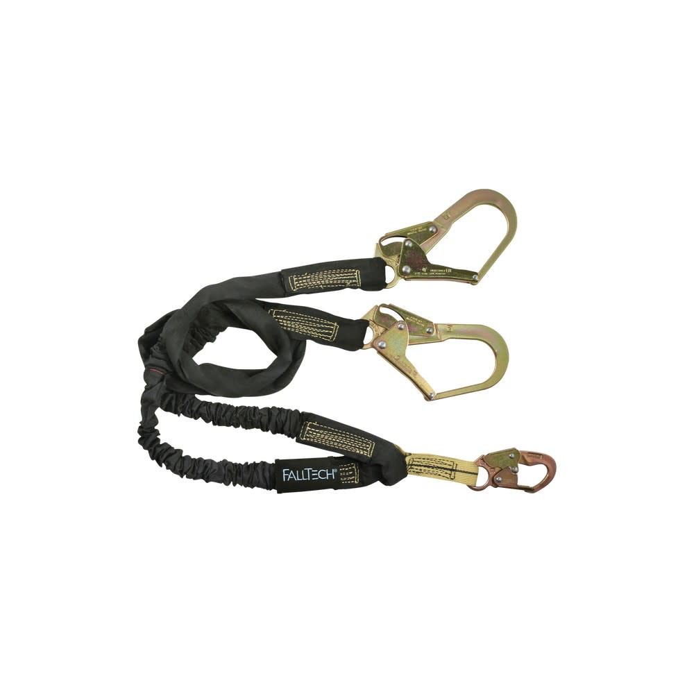 Falltech WeldTech Nomex 6′ Double-Leg Shock Absorbing Lanyard - Ascmtools