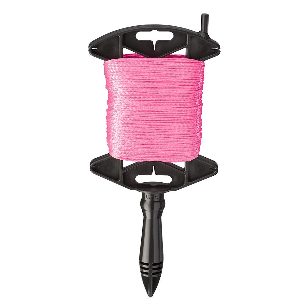 Empire Level 500 Ft. Pink Braided Line with Reel - Ascmtools