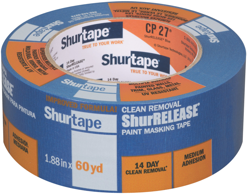 Shurtape CP 27 ShurRELEASE Blue Painters Tape Blue 48mm x 55m - Ascmtools
