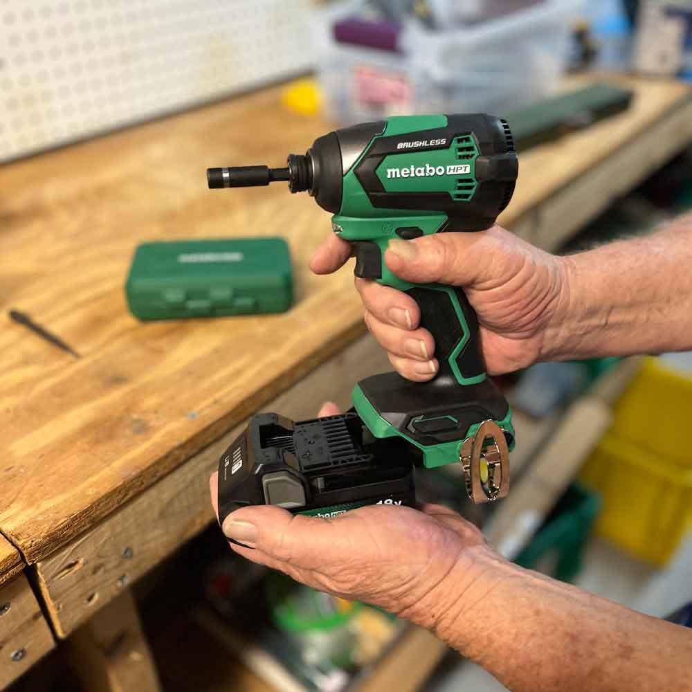 Metabo HPT 18V MultiVolt Cordless Impact Driver Bare Tool - Ascmtools