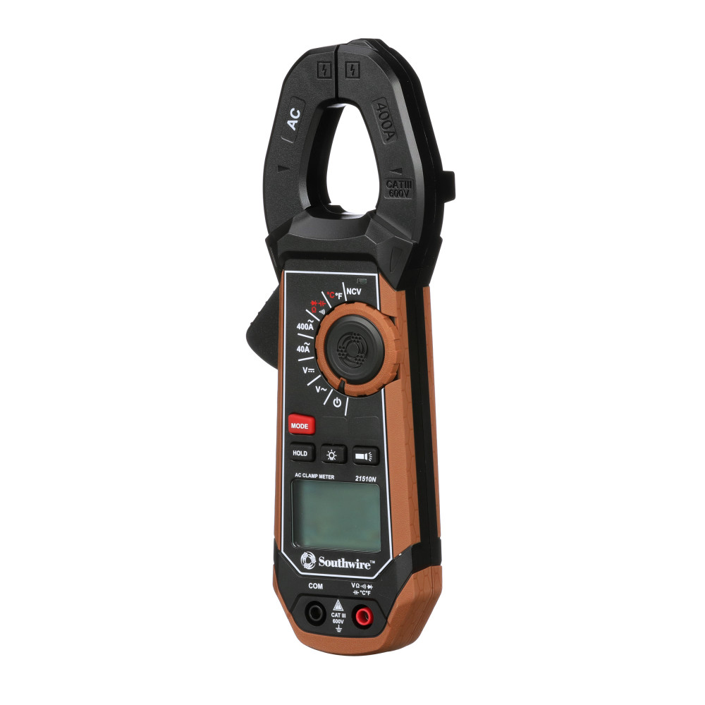 Southwire AC Clamp Meter with Built-In NCV Worklight - Ascmtools