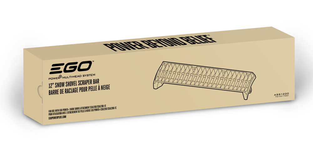 EGO 12 Snow Shovel Scraper Bar - Ascmtools