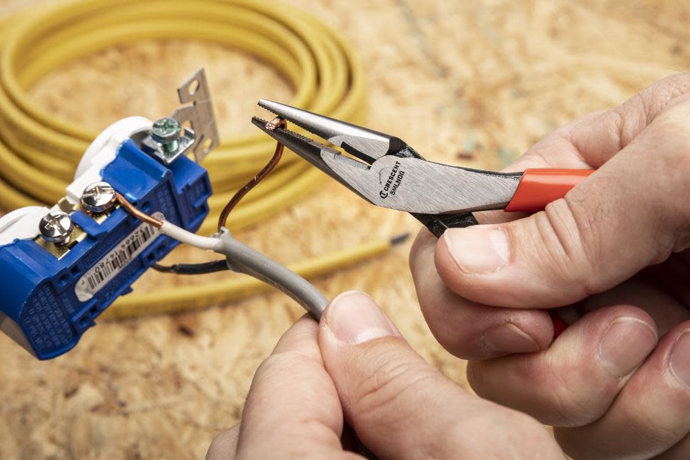 Crescent Plier 5″ Mini Long Nose Dipped Grip - Ascmtools