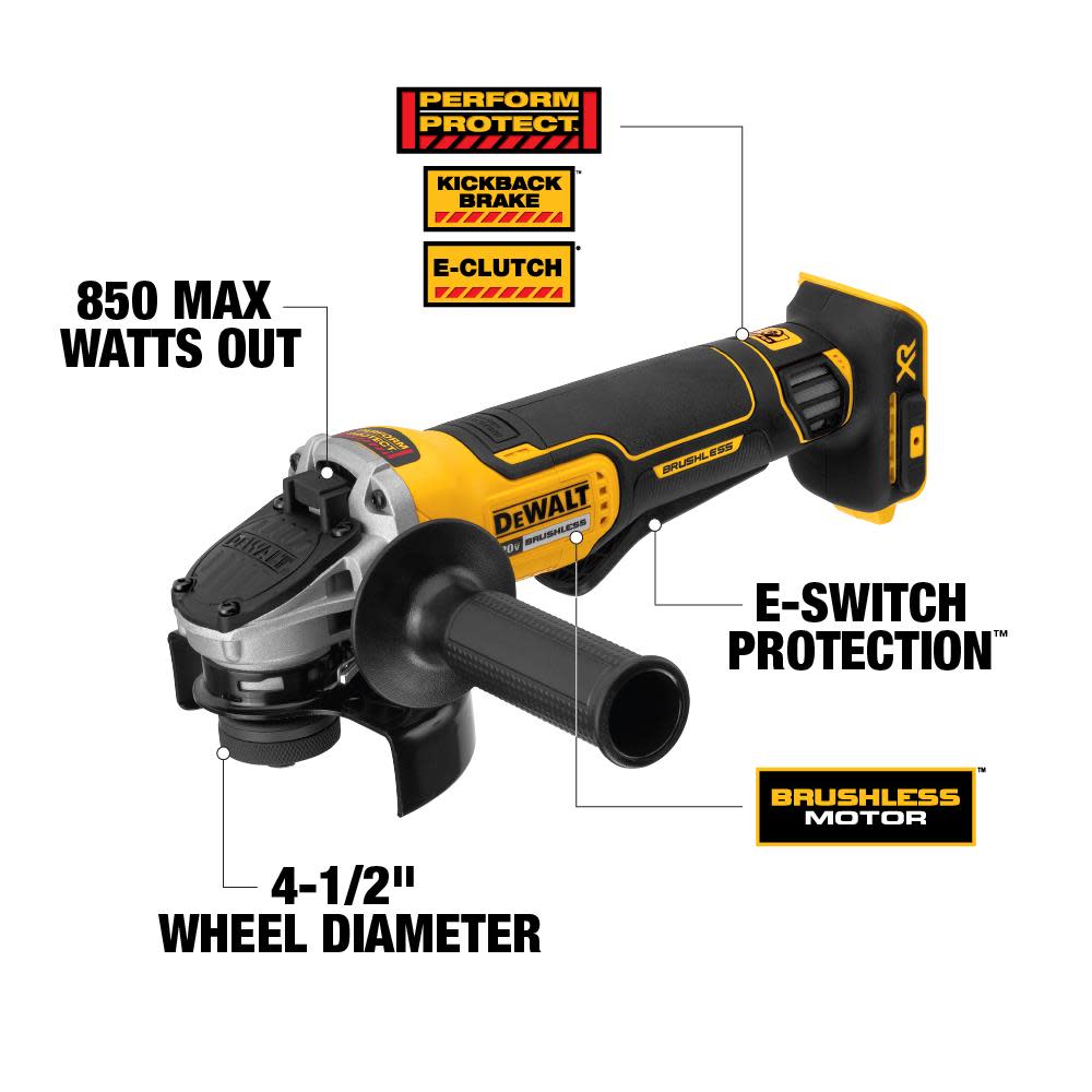 DEWALT 20V MAX 7 1/4 Circular Saw & 4.5″ Angle Grinder Kit Bundle - Ascmtools