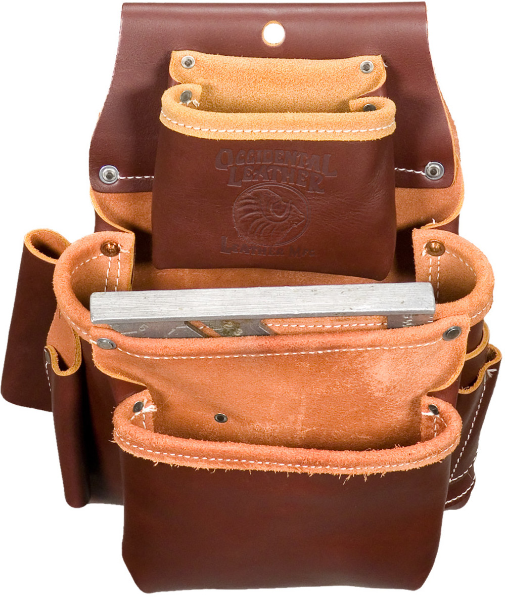 Occidental Leather 3 Pouch Pro Fastener Bag – Left Handed - Ascmtools