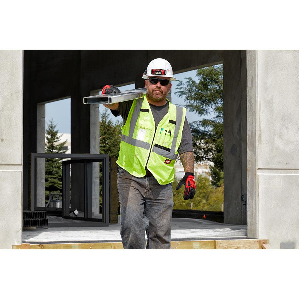 Milwaukee Class 2 High Visibility Mesh Safety Vest - Ascmtools