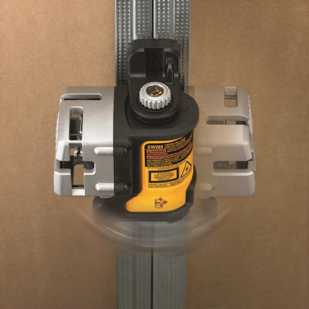 DEWALT DW089K – Self Leveling 3 Beam Line Laser (DW089K) - Ascmtools