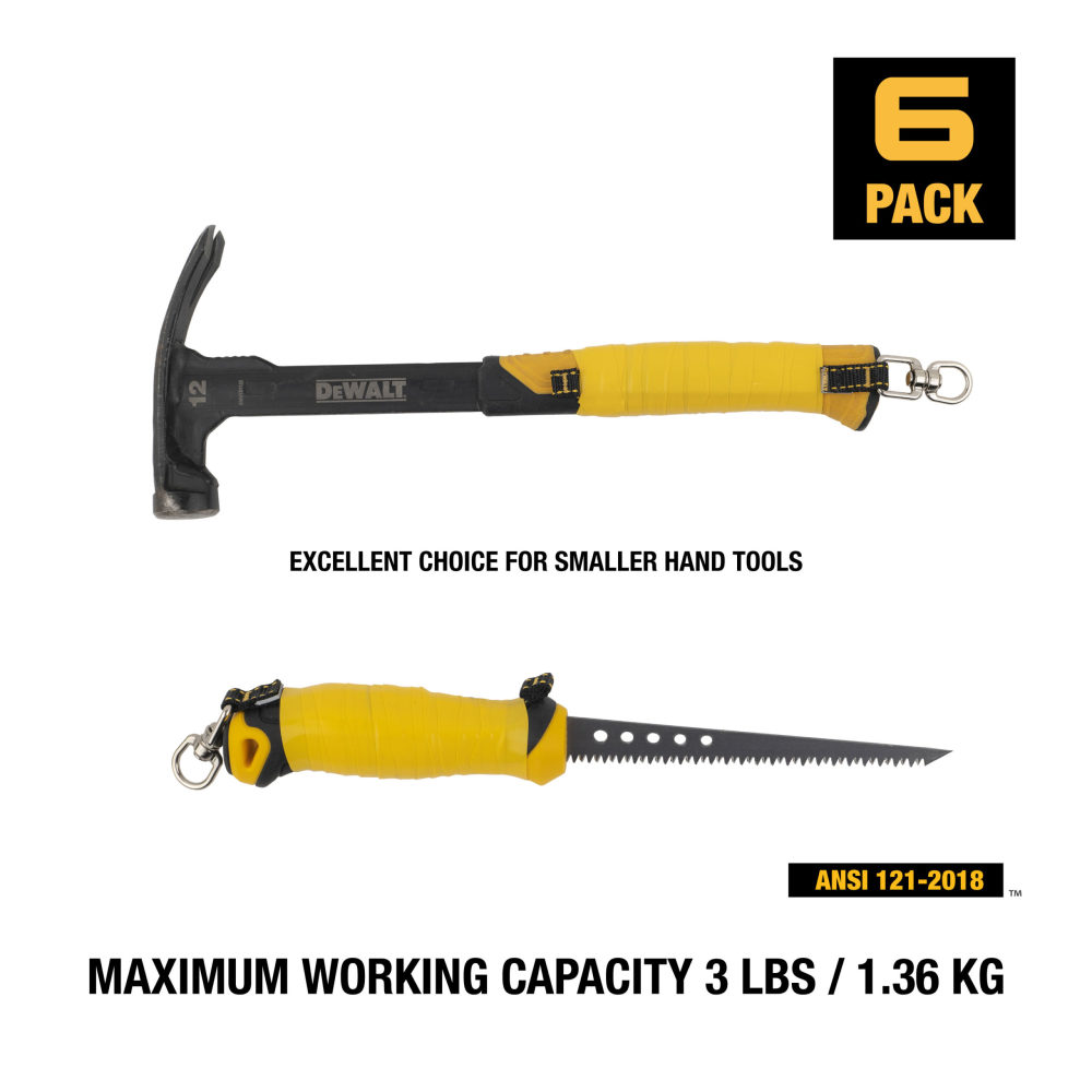 DEWALT Tool Attachment with Swivel 6pk 2.5″ - Ascmtools