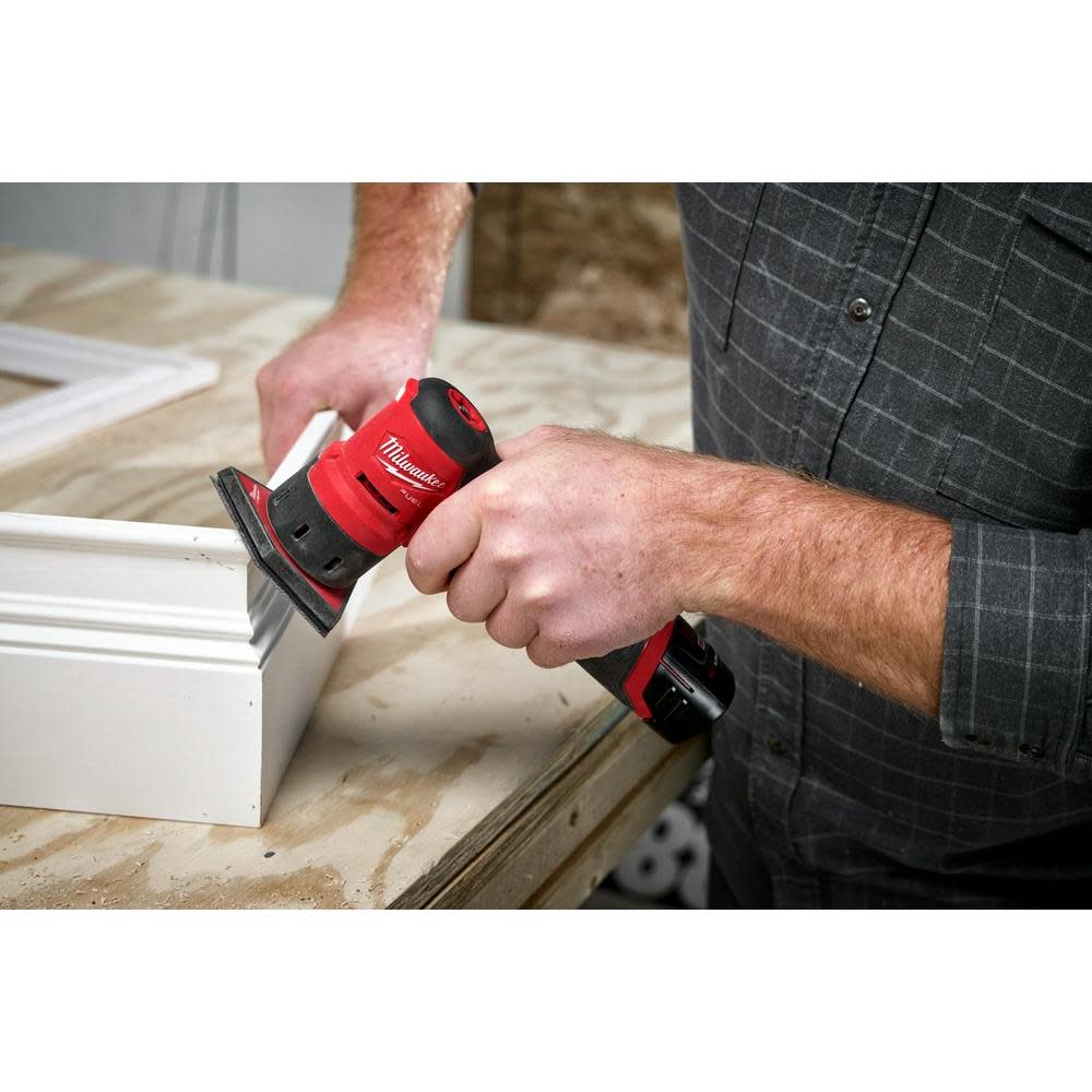Milwaukee M12 Orbital Detail Sander Pad - Ascmtools