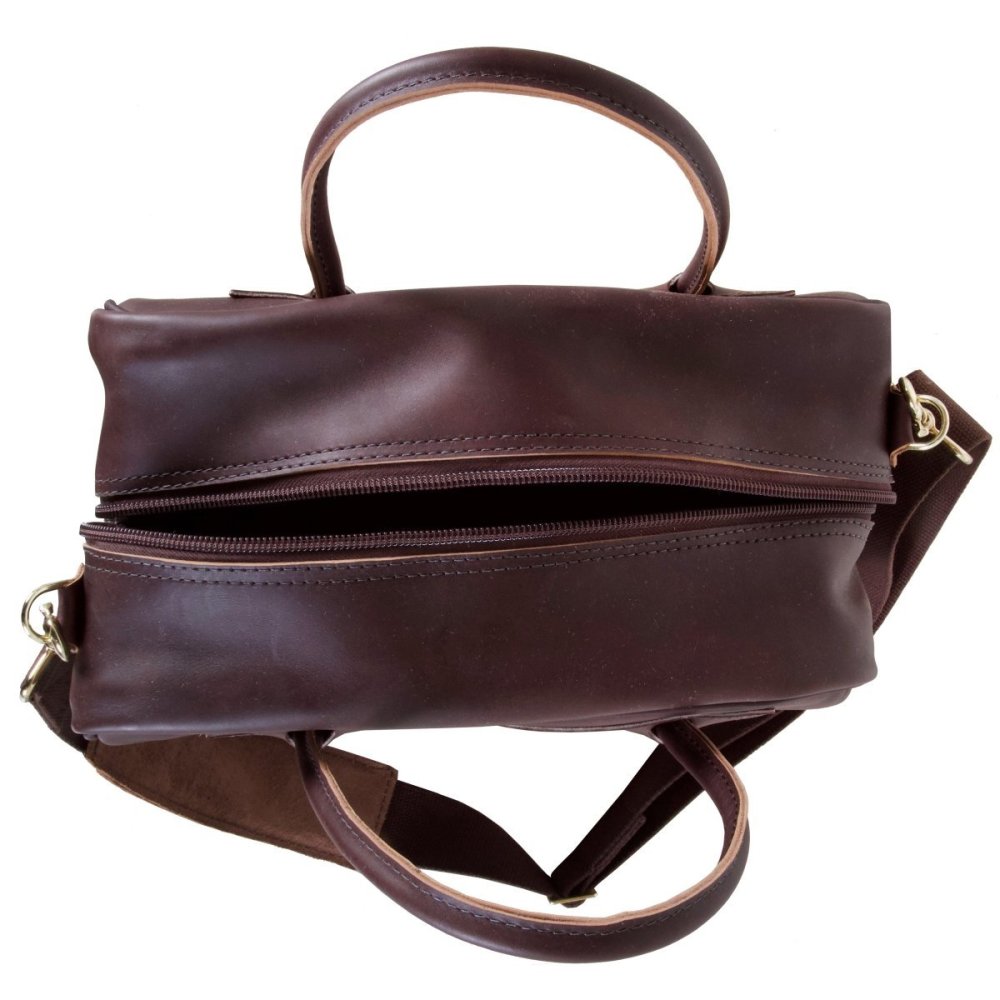 Duluth Pack 18 Liter Capacity Brown Smooth Leather Doctor’s Weekend Bag - Ascmtools