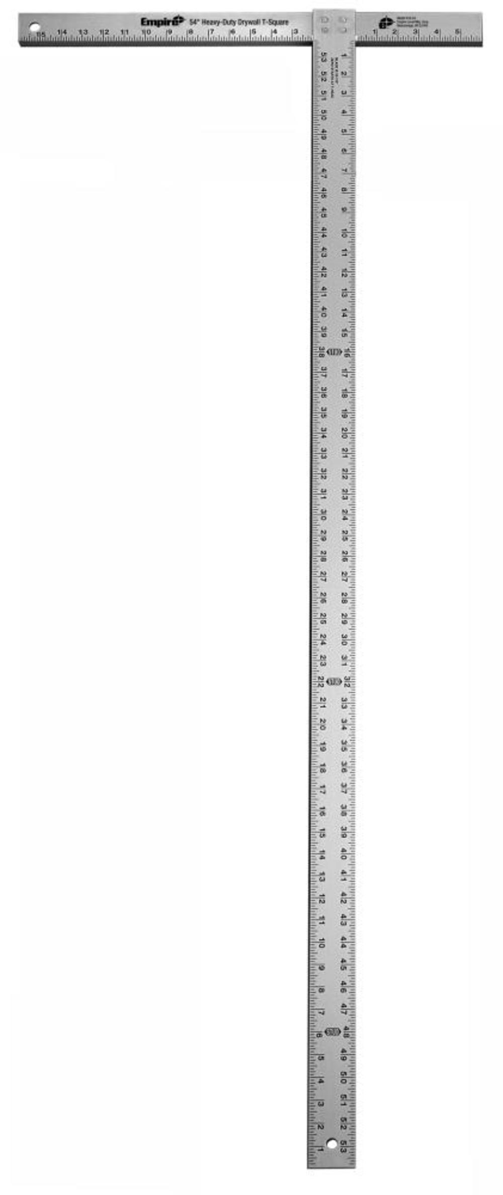 Empire Level 53-7/8 In. Anodized Aluminum Drywall T-Square with 1 In. Graduation - Ascmtools