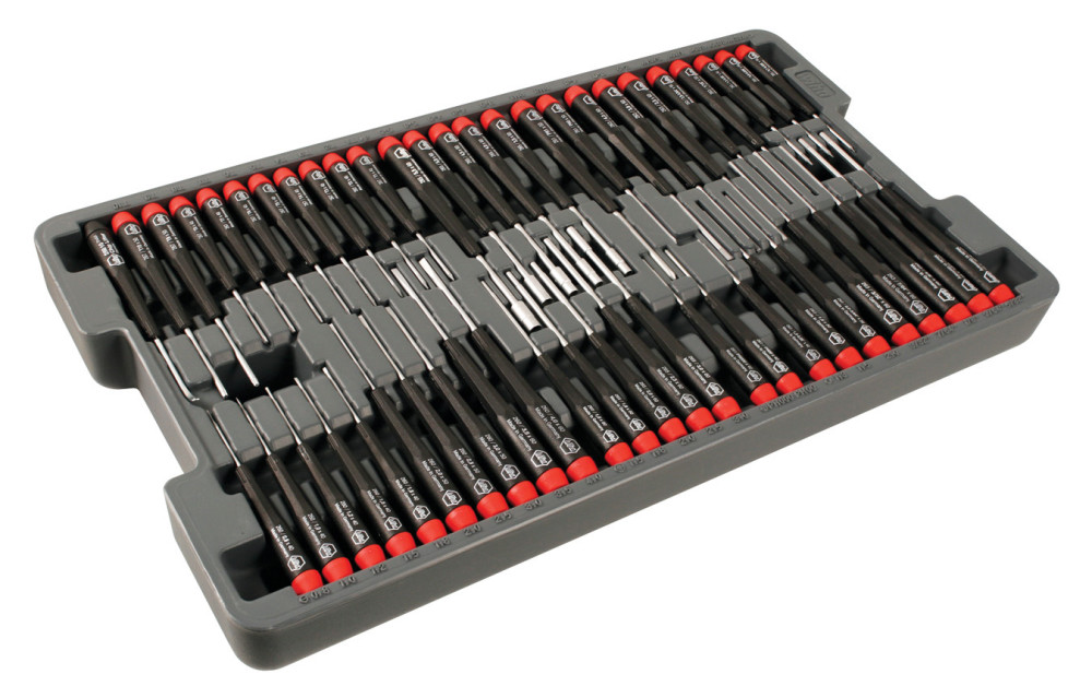 Wiha Precision Screwdriver Tray Set 51pc - Ascmtools