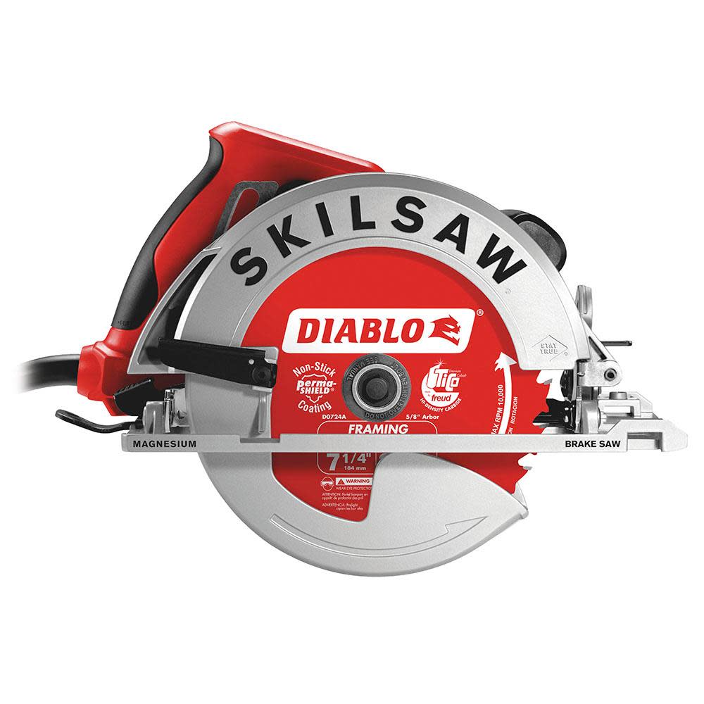 Skilsaw 7-1/4 In. Magnesium SIDEWINDER Circular Saw with Brake - Ascmtools