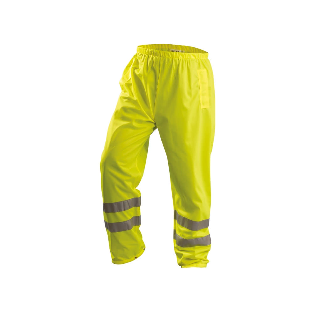 Occunomix Hi-Vis Yellow Class E Premium Breathable Pants 4X - Ascmtools