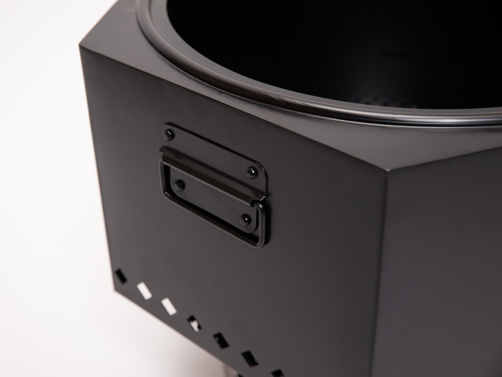 Dragonfire Wood/Pellet Firepit 22″ Portable with Carry Cover - Ascmtools