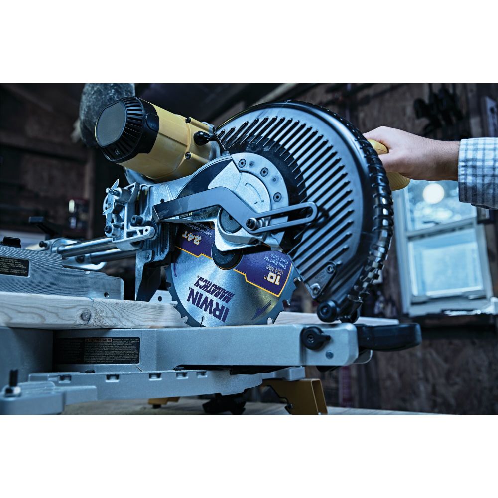 Irwin Marathon Carbide Table/Miter Circular Blade 10″ 24T - Ascmtools