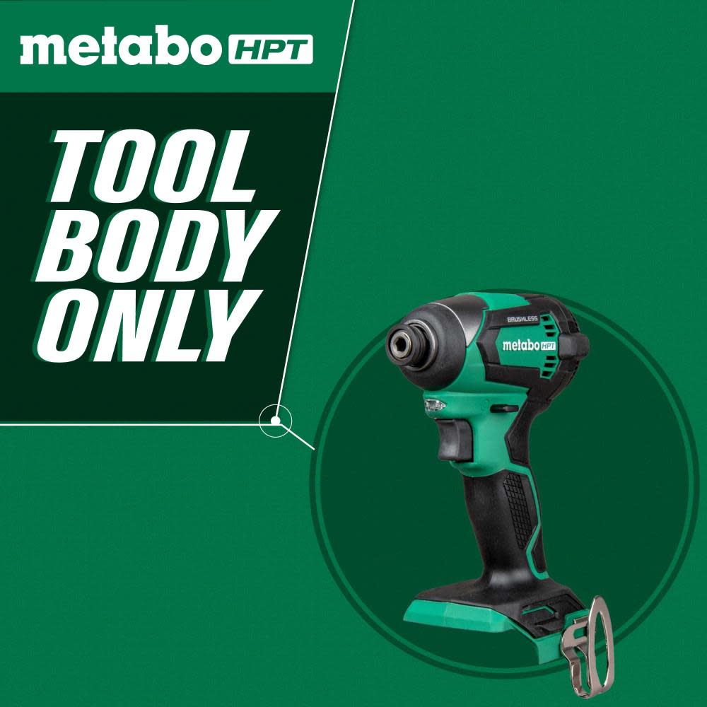 Metabo HPT 18V MultiVolt Cordless Impact Driver Bare Tool - Ascmtools