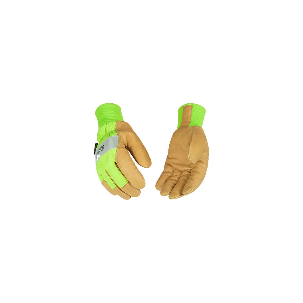 Kinco Hi-Vis Green Grain Pigskin Palm - Ascmtools