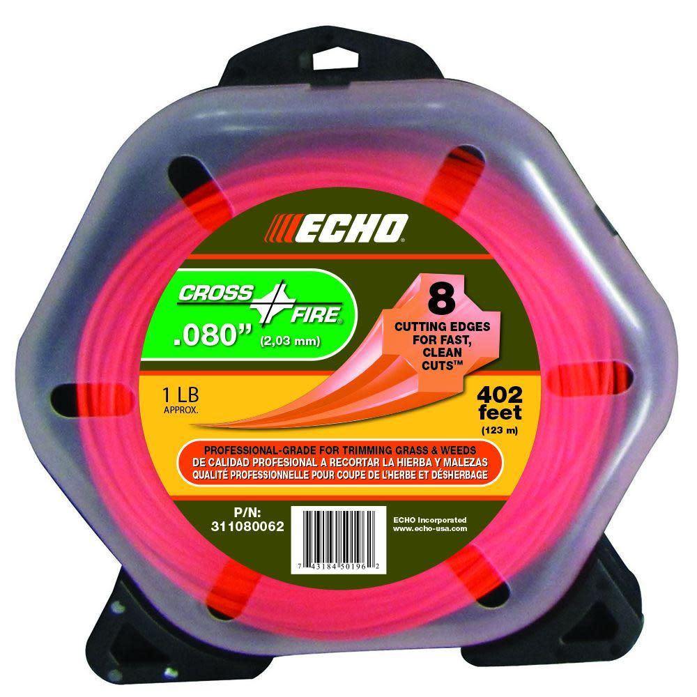 Echo 1 Lb. .080 Cross-Fire Trimmer Line - Ascmtools