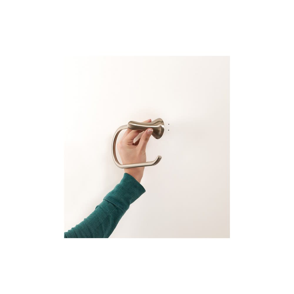 Moen Darcy Toilet Paper Holder Brushed Nickel 1 Post European - Ascmtools