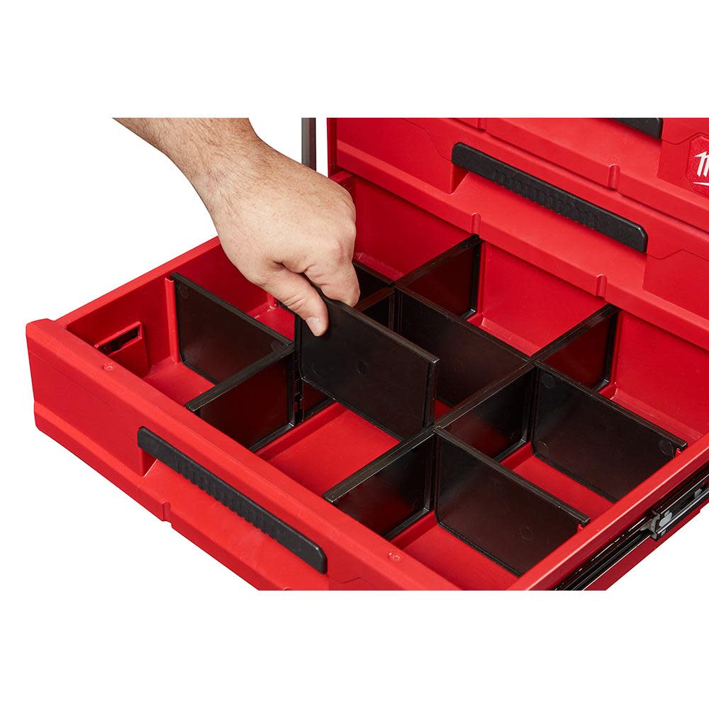 Milwaukee PACKOUT XL Tool Box and 3 Drawer Tool Box with Dolly - Ascmtools