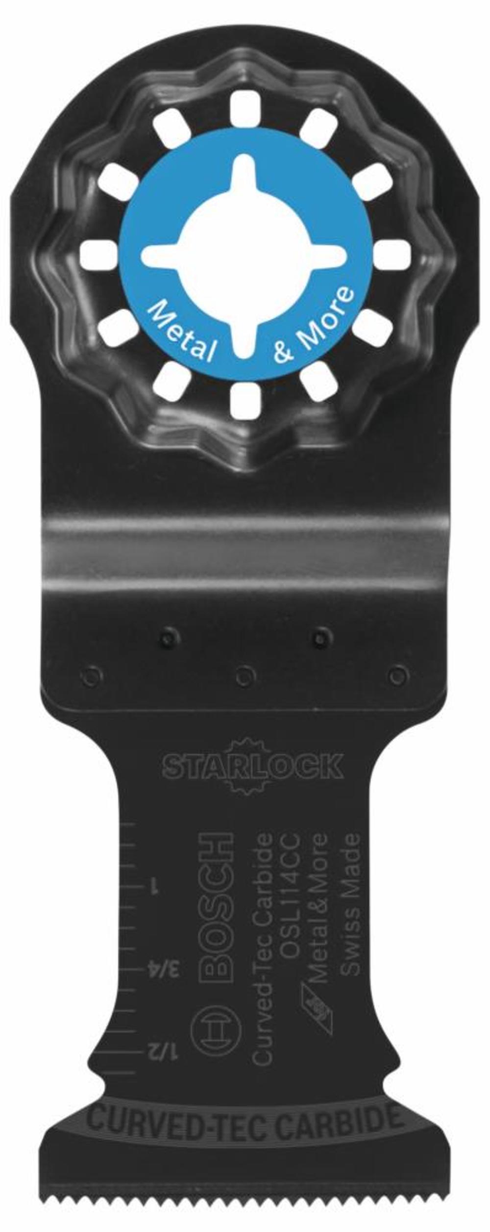 Bosch 1-1/4 In. Starlock Oscillating Multi-Tool Curved-tec Carbide Extreme Plunge Blade - Ascmtools