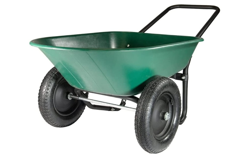 Yard Rover Garden Star Poly Residential Wheelbarrow 5 Cu Ft - Ascmtools