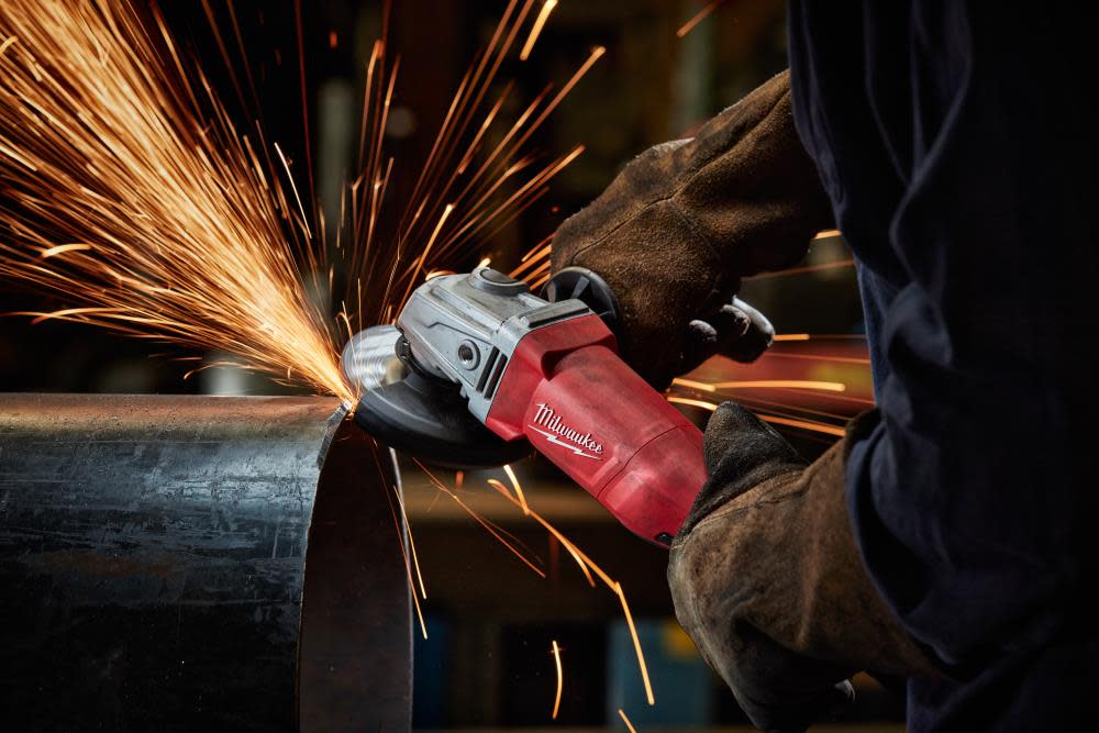Milwaukee 4-1/2 in. Small Angle Grinder Paddle Lock-On - Ascmtools