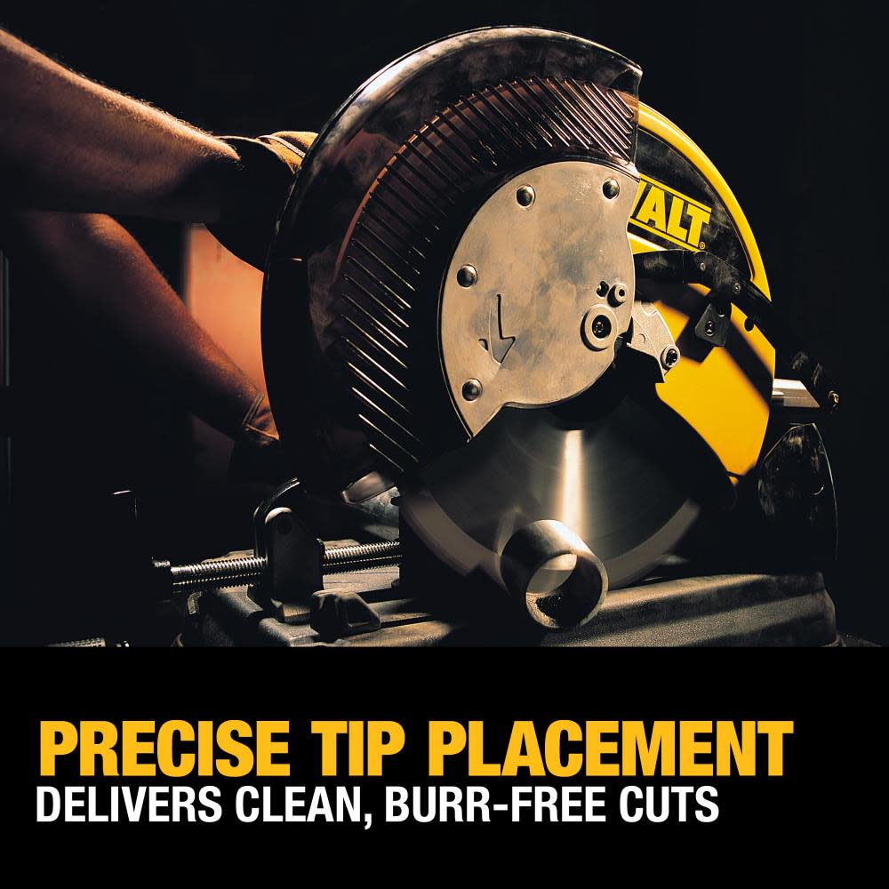 DEWALT 14″ 66T Heavy Gauge Ferrous Metal Cutting Saw Blade 1″ Arbor - Ascmtools