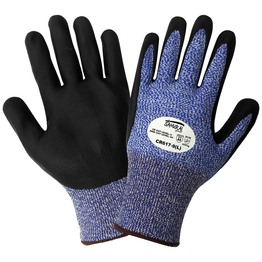 Global Glove Medium Cut Resistant Nitrile Palm Dipped Gloves - Ascmtools