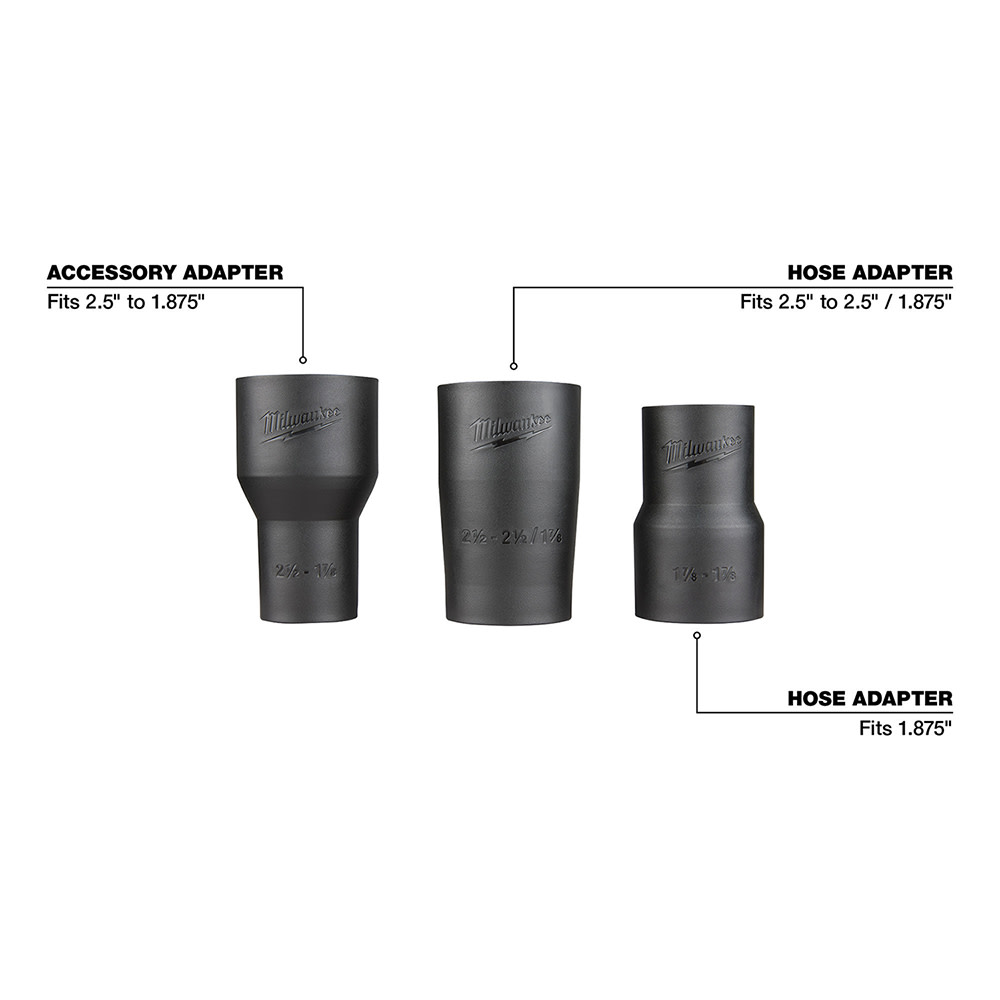 Milwaukee Hose and Accessory Adaptor Kit - Ascmtools