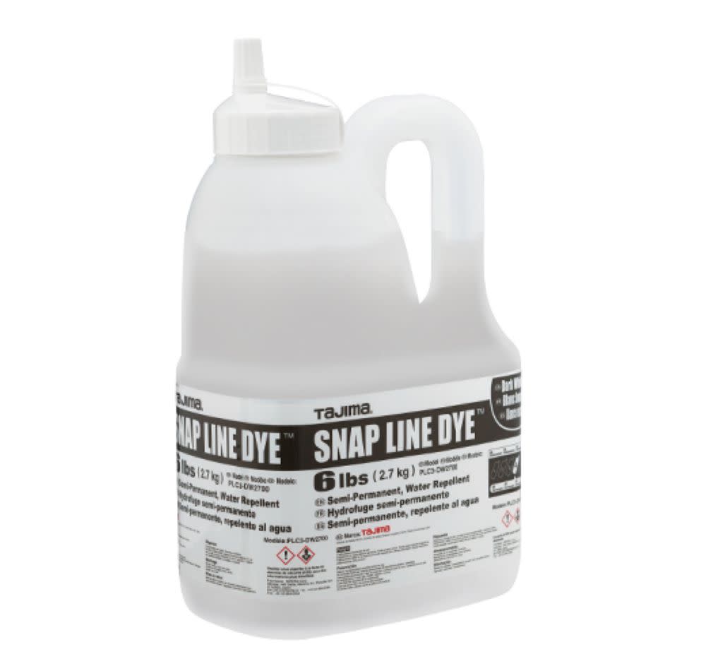 Tajima Chalk Snap Line Dye 6lbs Dark White - Ascmtools