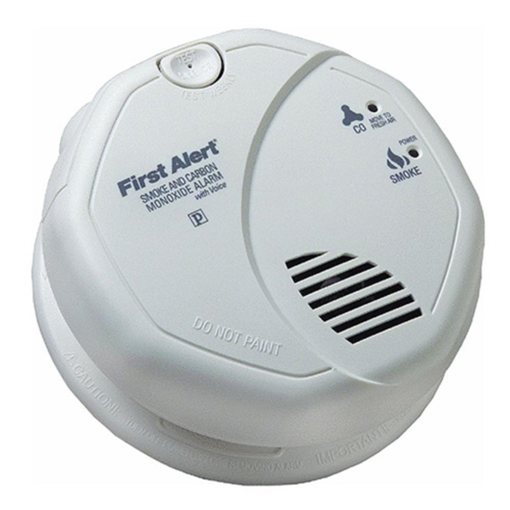 First Alert Hardwired Photoelectric Smoke and Carbon Monoxide Alarm with Voice & Location Feature - Ascmtools