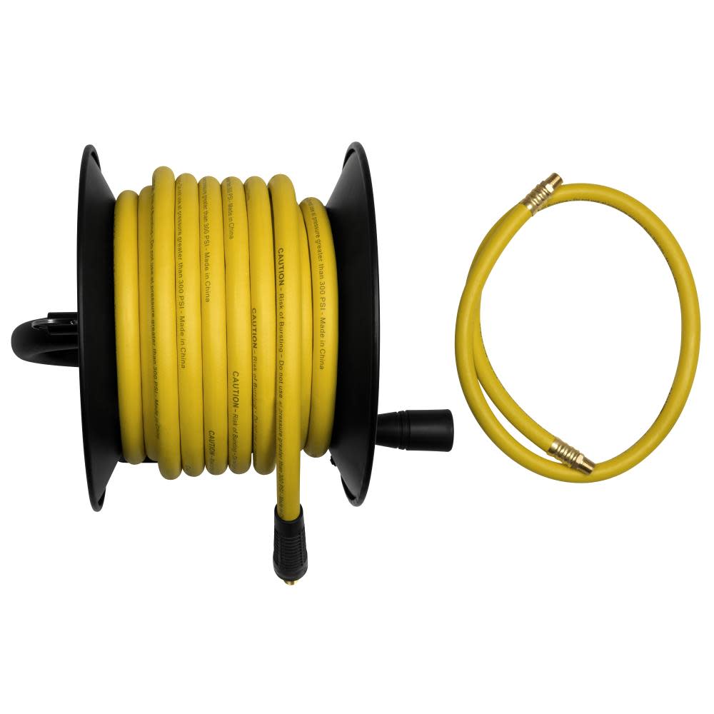 DEWALT 3/8 In. x 50 Ft. Manual Rubber Hose Reel - Ascmtools
