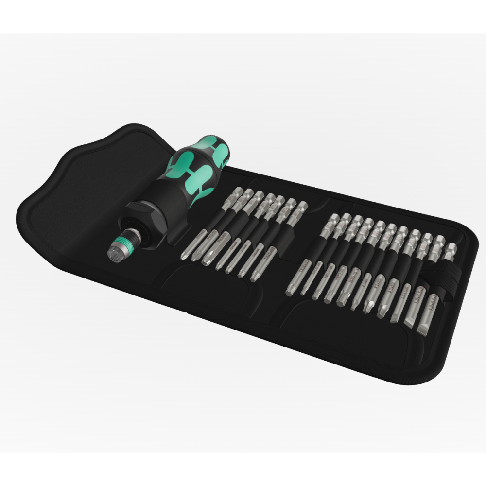 Wera Tools Kraftform Kompakt Turbo Imperial Set 19pc - Ascmtools