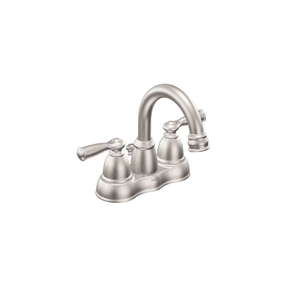 Moen Banbury Bathroom Faucet Spot Resist Nickel 2 Handle High Arc - Ascmtools
