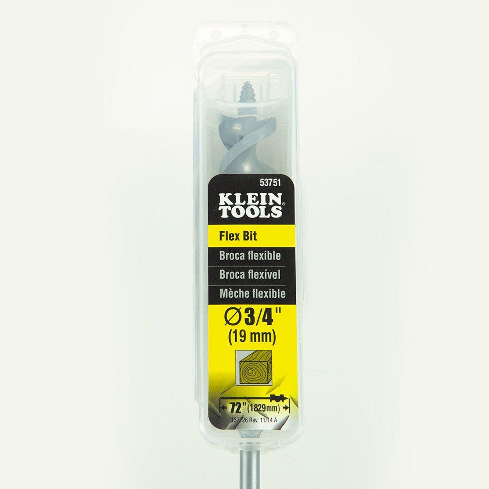 Klein Tools Flex Bit Auger 3/4″ x 72″ - Ascmtools