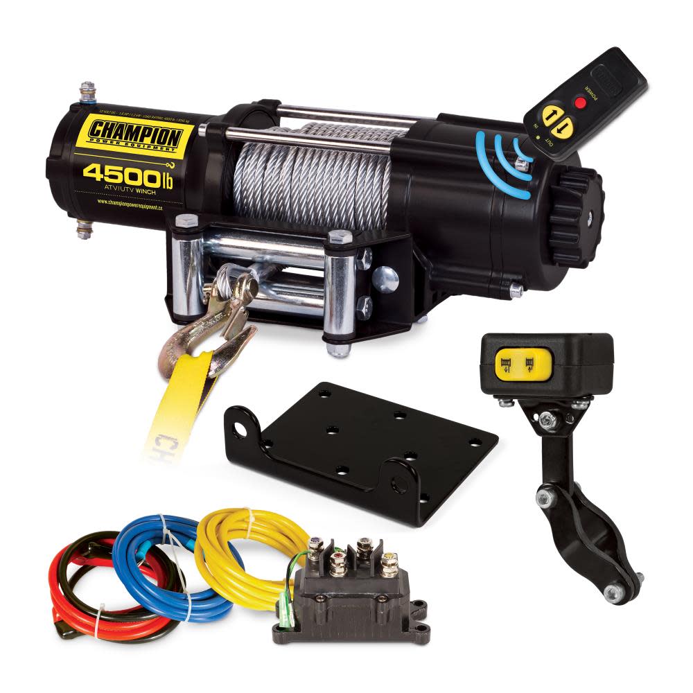 Champion Power Equipment 4500-l ATV/UTV Wireless Winch Kit - Ascmtools