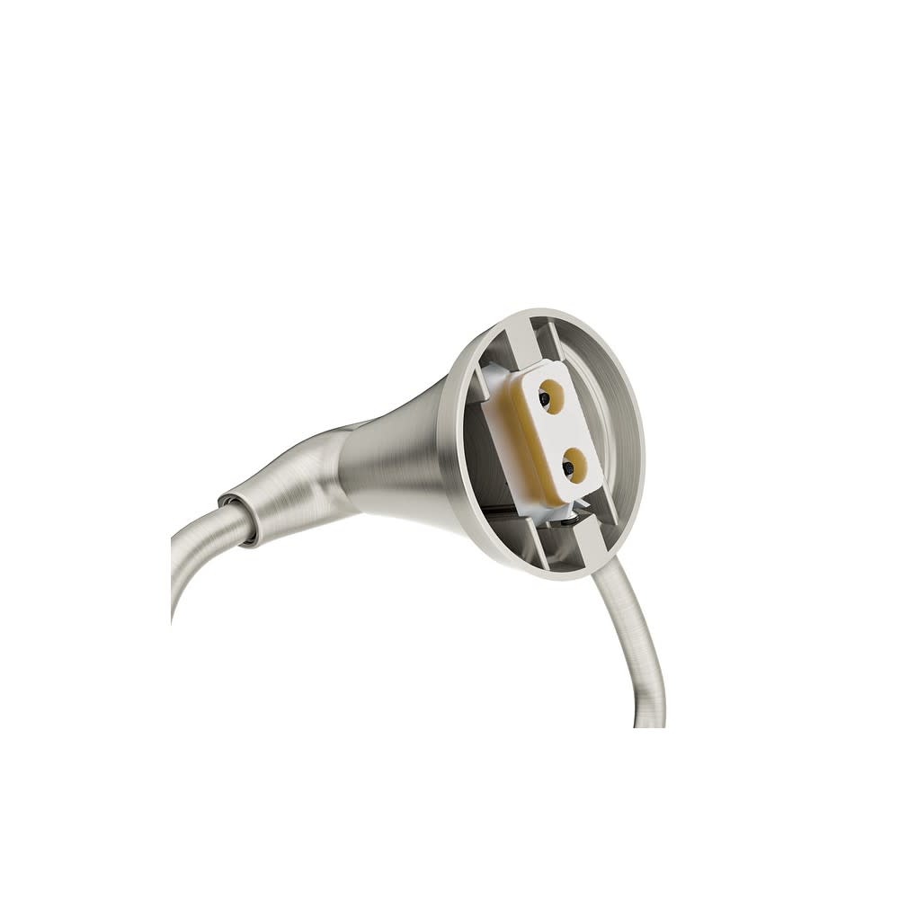 Moen Tiffin Brushed Nickel Towel Ring with Press & Mark Stamp - Ascmtools