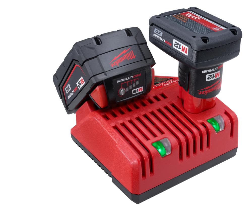 Milwaukee M18 & M12 Multi-Voltage Charger - Ascmtools