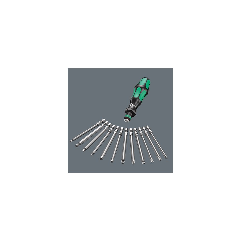 Wera Tools Kraftform Kompakt 40 Screwdriver with Bits 7pc - Ascmtools
